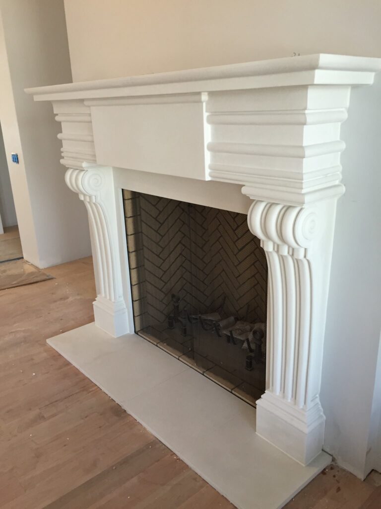 Cast Stone marvelous Fireplace in Atlanta The Official site